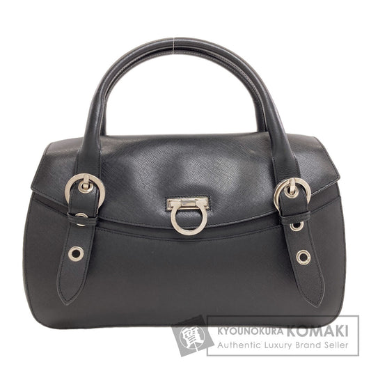 Salvatore Ferragamo サルヴァトーレフェラガモ ガンチーニ金具 ハンドバッグ レザー レディース 中古
