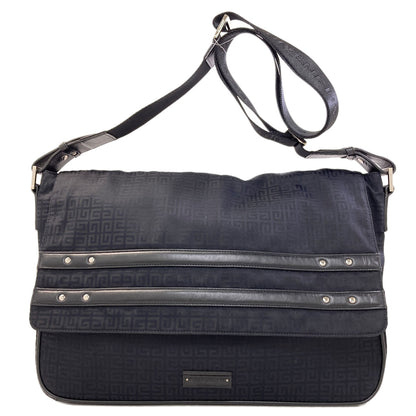 GIVENCHY ジバンシー 4Gロゴモノグラム ショルダーバッグ ナイロンキャンバス レディース 中古