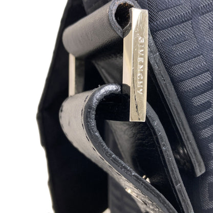 GIVENCHY ジバンシー 4Gロゴモノグラム ショルダーバッグ ナイロンキャンバス レディース 中古