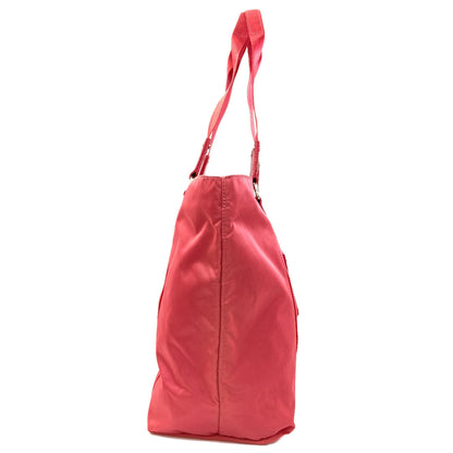 Longchamp ロンシャン ロゴ トートバッグ ナイロン レディース 中古