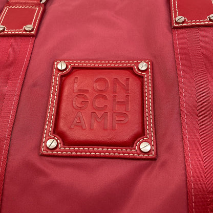 Longchamp ロンシャン ロゴ トートバッグ ナイロン レディース 中古