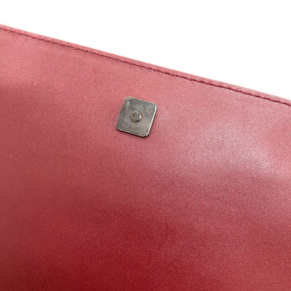 Longchamp ロンシャン 型押し ケイト・モス ショルダーバッグ レザー レディース 中古
