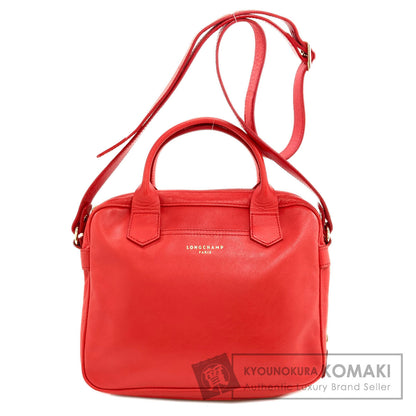 Longchamp ロンシャン 2WAY ショルダーバッグ レザー レディース 中古