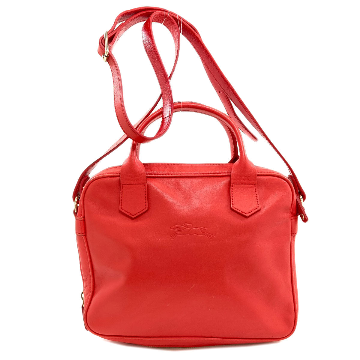 Longchamp ロンシャン 2WAY ショルダーバッグ レザー レディース 中古