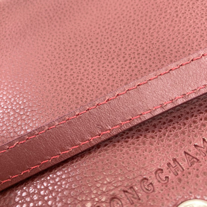 Longchamp ロンシャン ロゴ ショルダーバッグ レザー レディース 中古