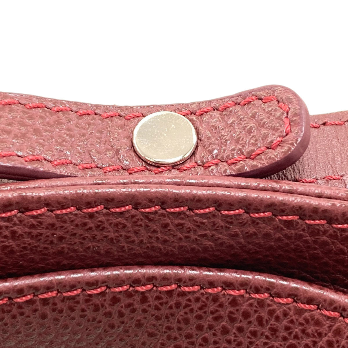 Longchamp ロンシャン ロゴ ショルダーバッグ レザー レディース 中古