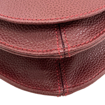 Longchamp ロンシャン ロゴ ショルダーバッグ レザー レディース 中古