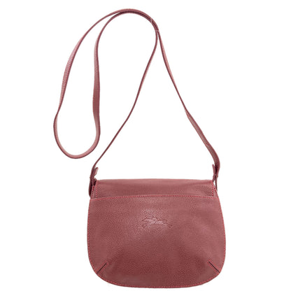 Longchamp ロンシャン ロゴ ショルダーバッグ レザー レディース 中古