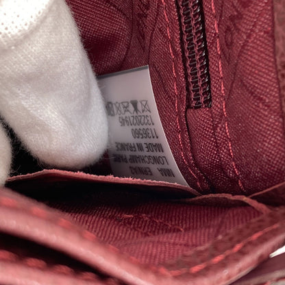 Longchamp ロンシャン ロゴ ショルダーバッグ レザー レディース 中古