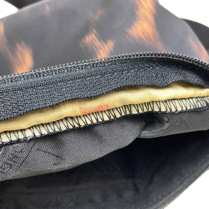 Longchamp ロンシャン レオパード柄 ショルダーバッグ ナイロンキャンバス レディース 中古