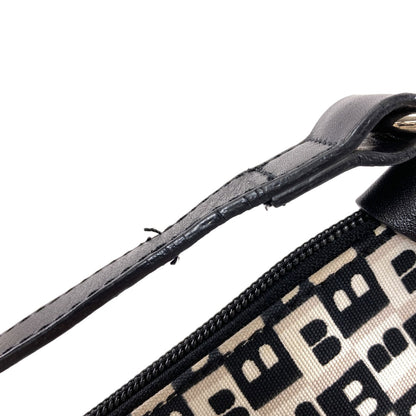 BALLY バリー 総柄 ショルダーバッグ キャンバス レディース 中古