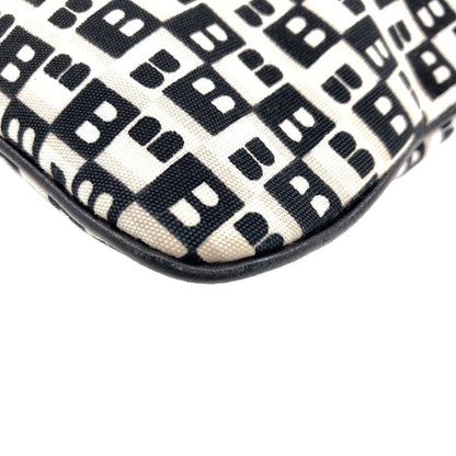 BALLY バリー 総柄 ショルダーバッグ キャンバス レディース 中古