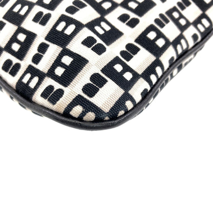 BALLY バリー 総柄 ショルダーバッグ キャンバス レディース 中古