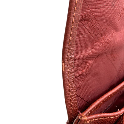 Longchamp ロンシャン ロゴ ショルダーバッグ レザー レディース 中古