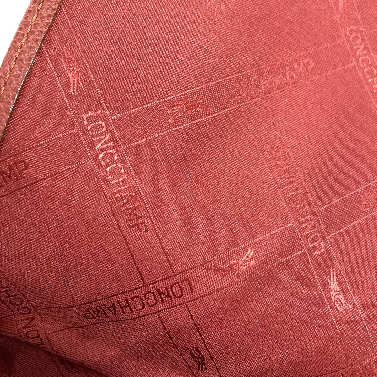 Longchamp ロンシャン ロゴ ショルダーバッグ レザー レディース 中古