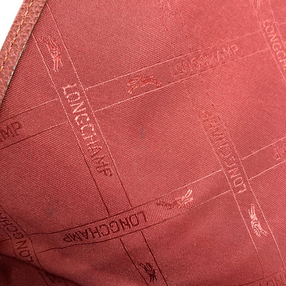 Longchamp ロンシャン ロゴ ショルダーバッグ レザー レディース 中古
