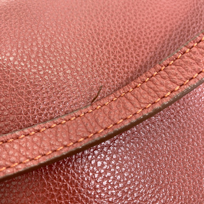 Longchamp ロンシャン ロゴ ショルダーバッグ レザー レディース 中古