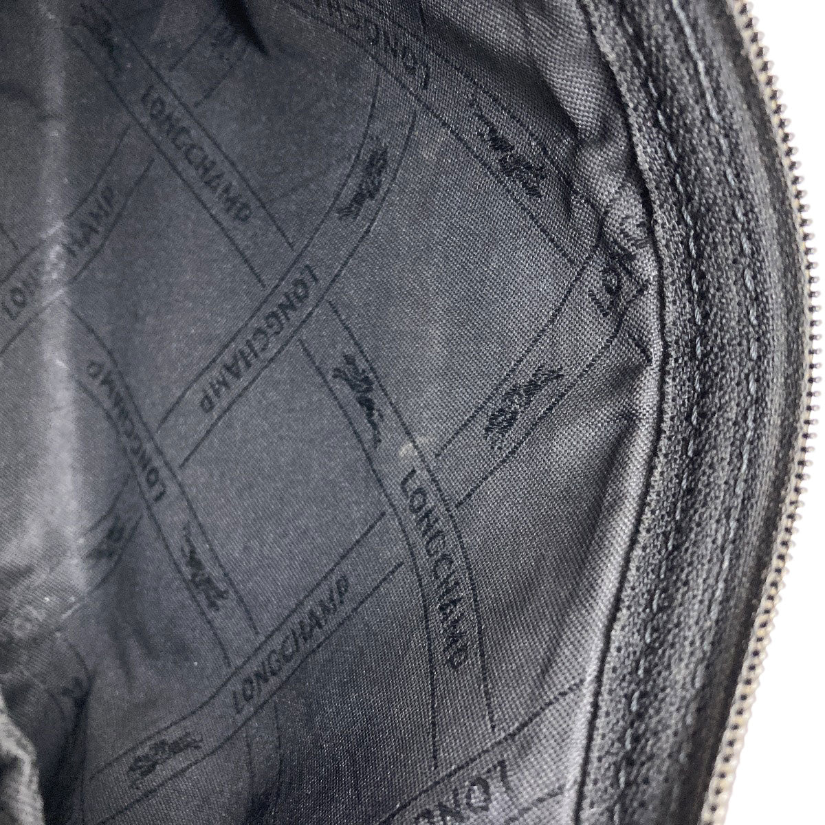 Longchamp ロンシャン ロゴ ショルダーバッグ レザー レディース 中古