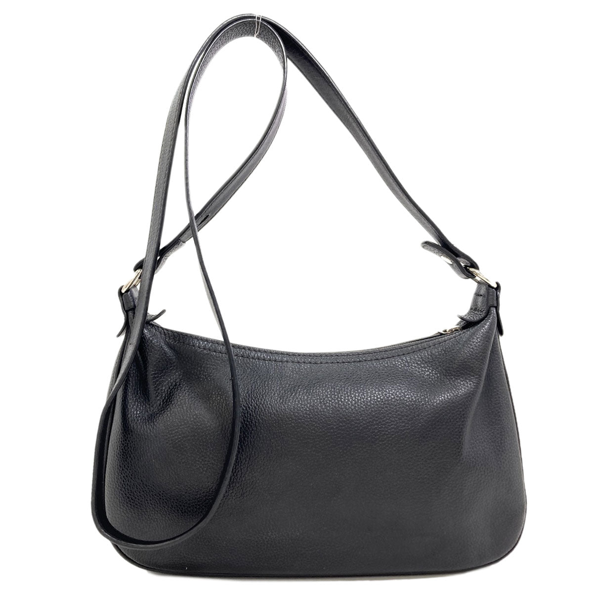 Longchamp ロンシャン ロゴ ショルダーバッグ レザー レディース 中古