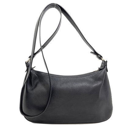 Longchamp ロンシャン ロゴ ショルダーバッグ レザー レディース 中古