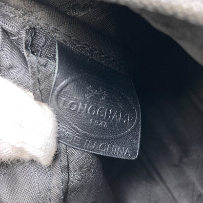 Longchamp ロンシャン ロゴ ショルダーバッグ レザー レディース 中古