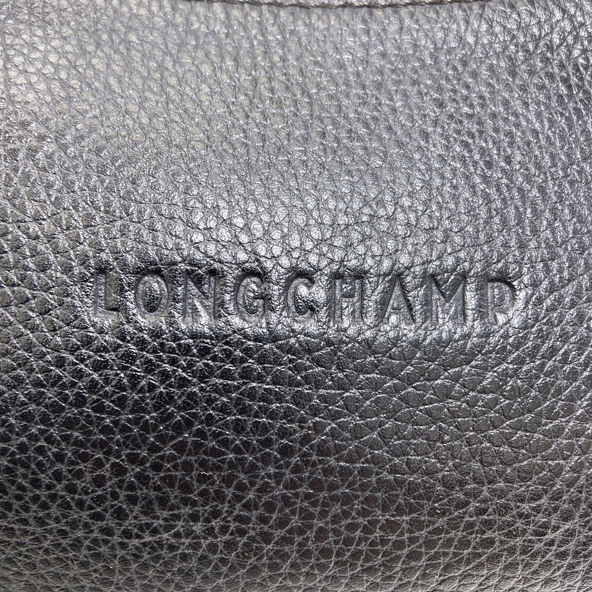 Longchamp ロンシャン ロゴ ショルダーバッグ レザー レディース 中古