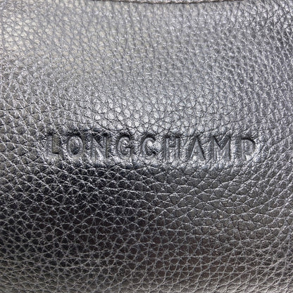 Longchamp ロンシャン ロゴ ショルダーバッグ レザー レディース 中古