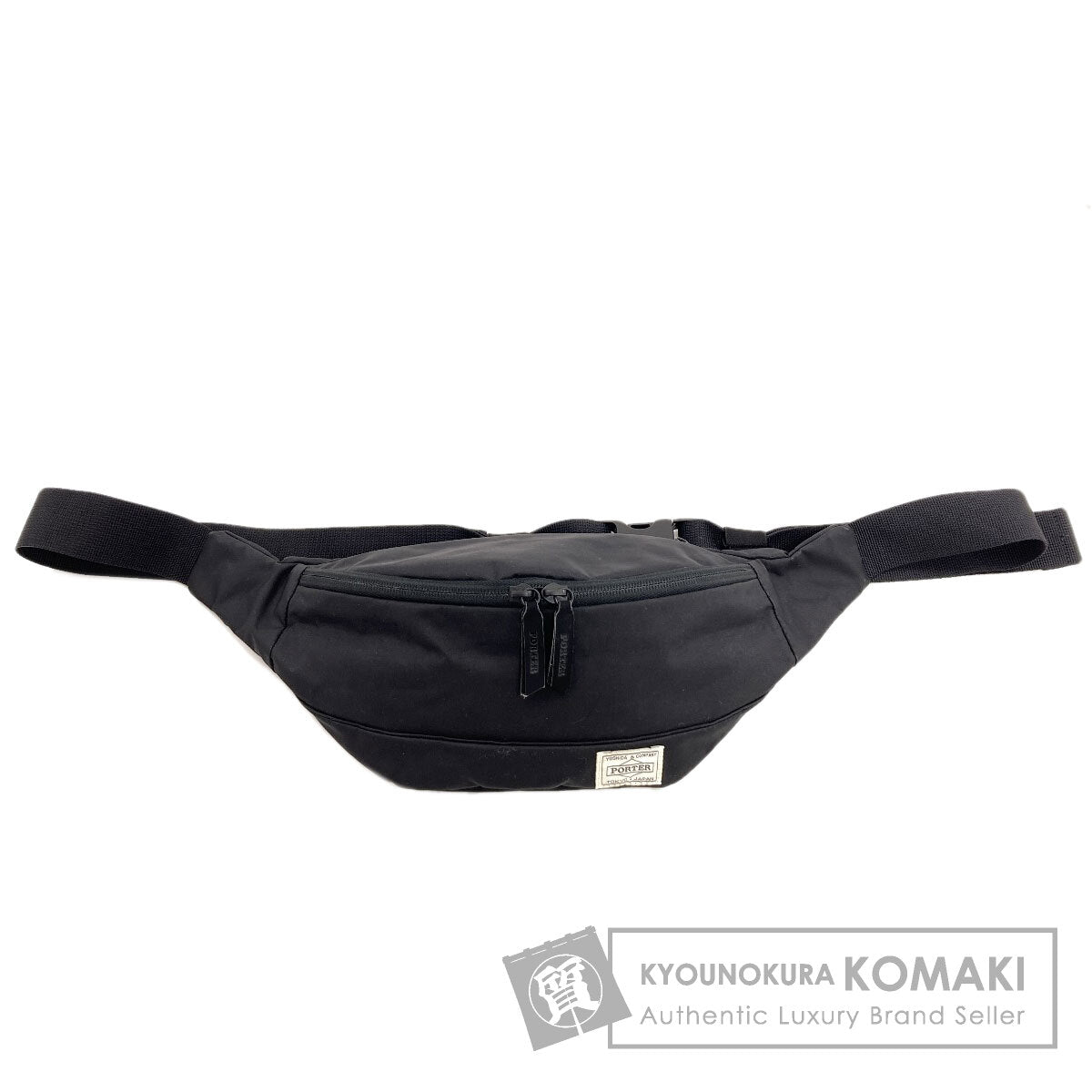 PORTER ポーター ロゴ ボディバッグ ナイロン レディース 中古