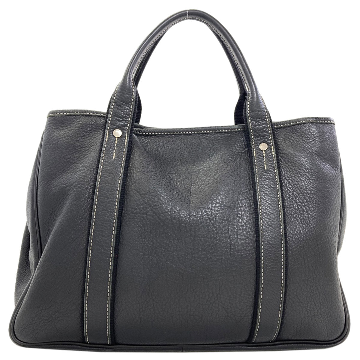 Longchamp ロンシャン ロゴ ハンドバッグ レザー レディース 中古