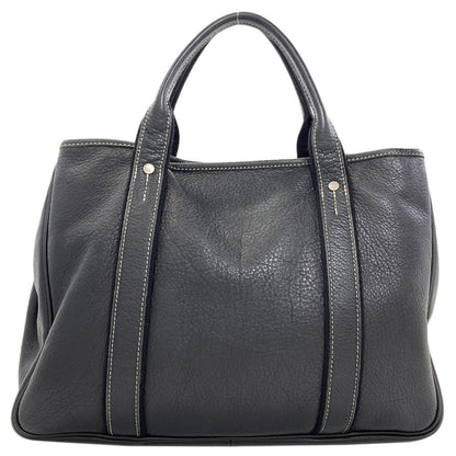 Longchamp ロンシャン ロゴ ハンドバッグ レザー レディース 中古