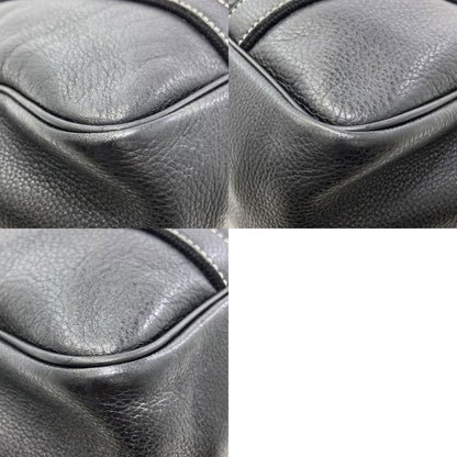 Longchamp ロンシャン ロゴ ハンドバッグ レザー レディース 中古