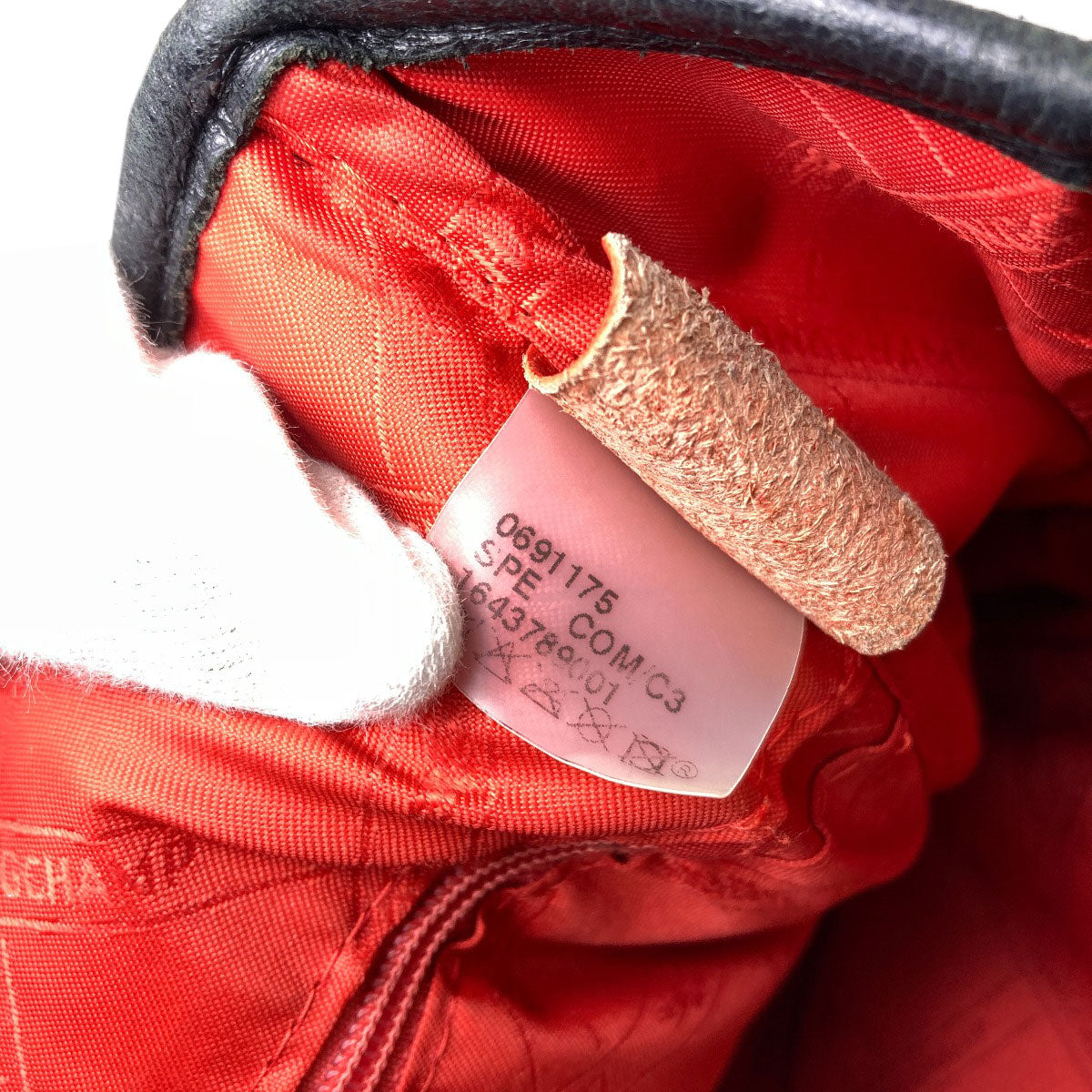 Longchamp ロンシャン ロゴ ハンドバッグ レザー レディース 中古
