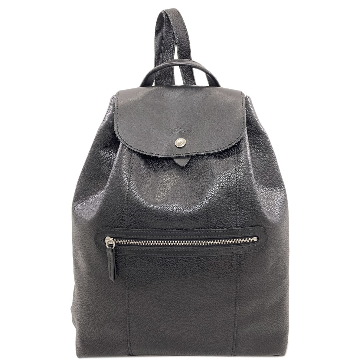 Longchamp ロンシャン ロゴ リュック・デイパック レザー レディース 中古