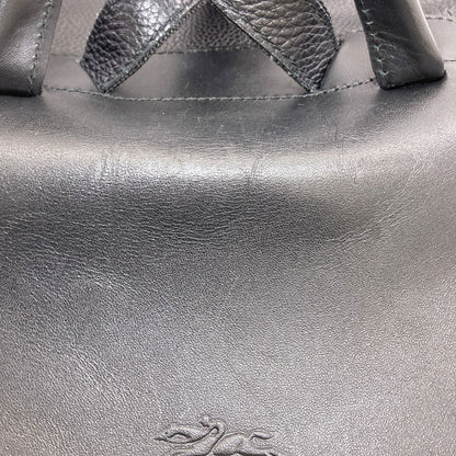 Longchamp ロンシャン ロゴ リュック・デイパック レザー レディース 中古