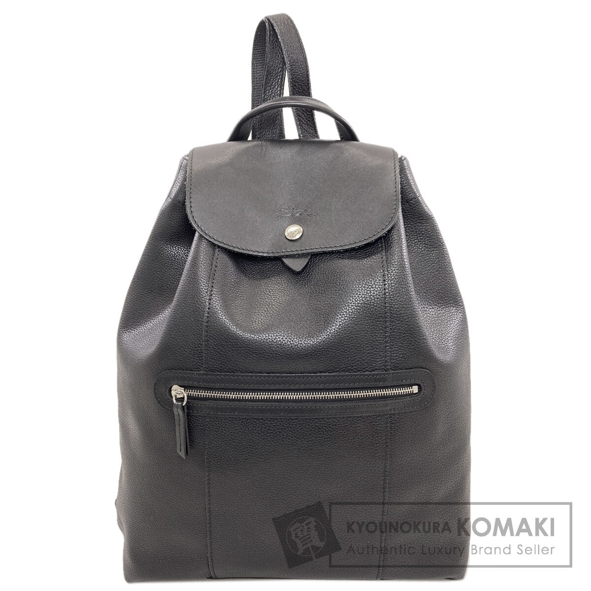 Longchamp ロンシャン ロゴ リュック・デイパック レザー レディース 中古