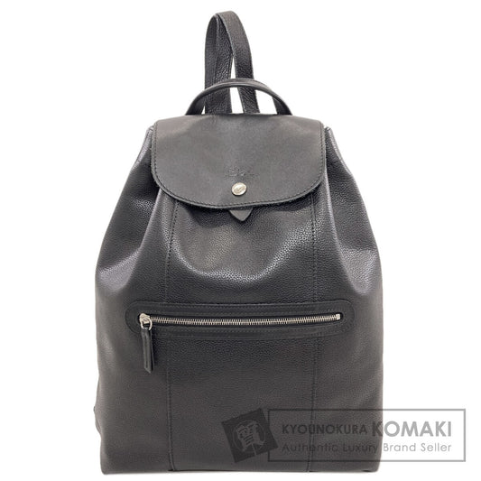 Longchamp ロンシャン ロゴ リュック・デイパック レザー レディース 中古