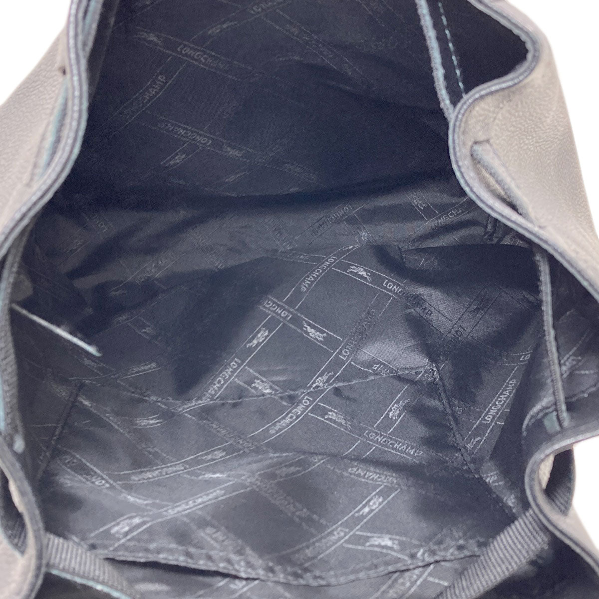 Longchamp ロンシャン ロゴ リュック・デイパック レザー レディース 中古