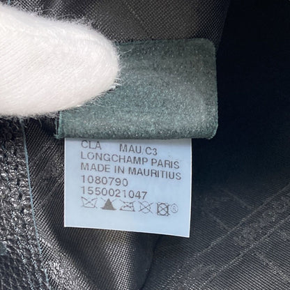 Longchamp ロンシャン ロゴ リュック・デイパック レザー レディース 中古