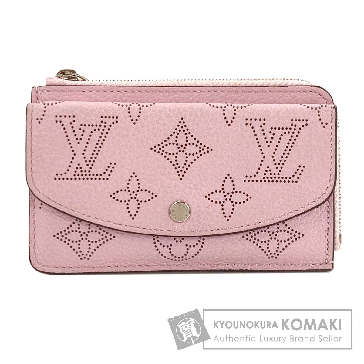 LOUIS VUITTON ルイヴィトン M81438 ポルト カルト・レクト ヴェルソ カードケース マヒナレザー レディース 中古