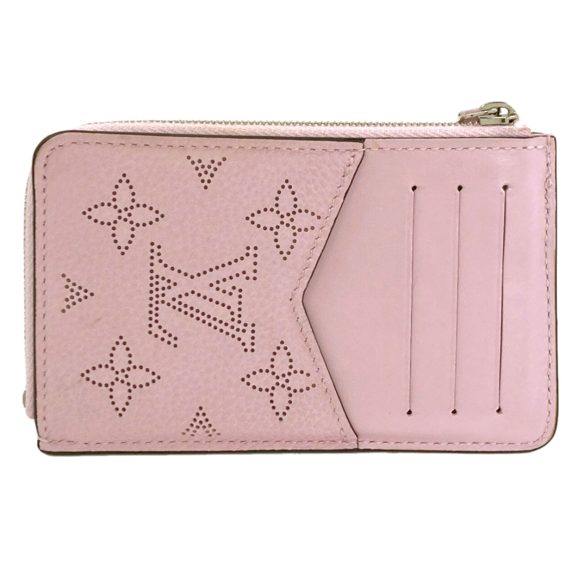 LOUIS VUITTON ルイヴィトン M81438 ポルト カルト・レクト ヴェルソ カードケース マヒナレザー レディース 中古