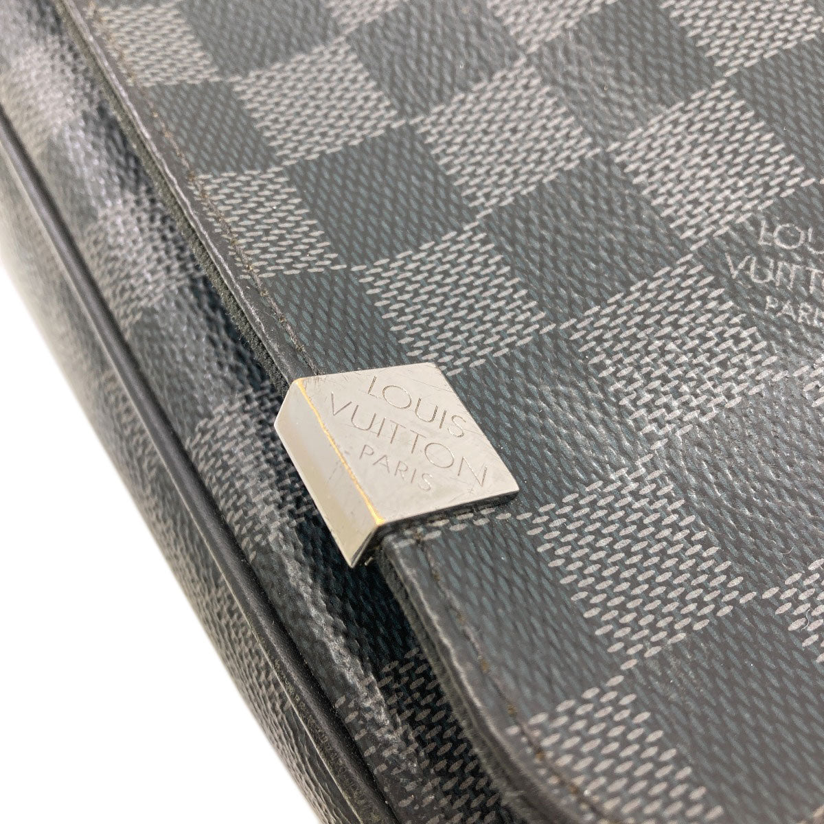 LOUIS VUITTON ルイヴィトン N41028 ディストリクトPM ショルダーバッグ ダミエキャンバス メンズ 中古