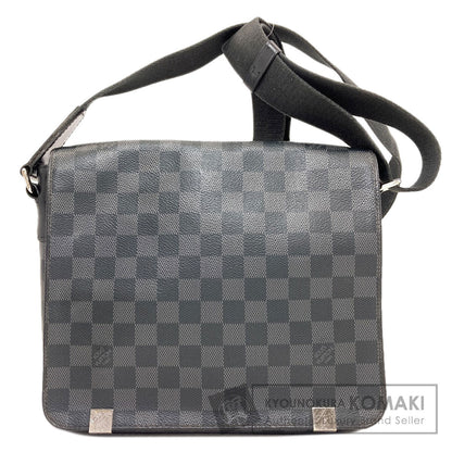 LOUIS VUITTON ルイヴィトン N41028 ディストリクトPM ショルダーバッグ ダミエキャンバス メンズ 中古