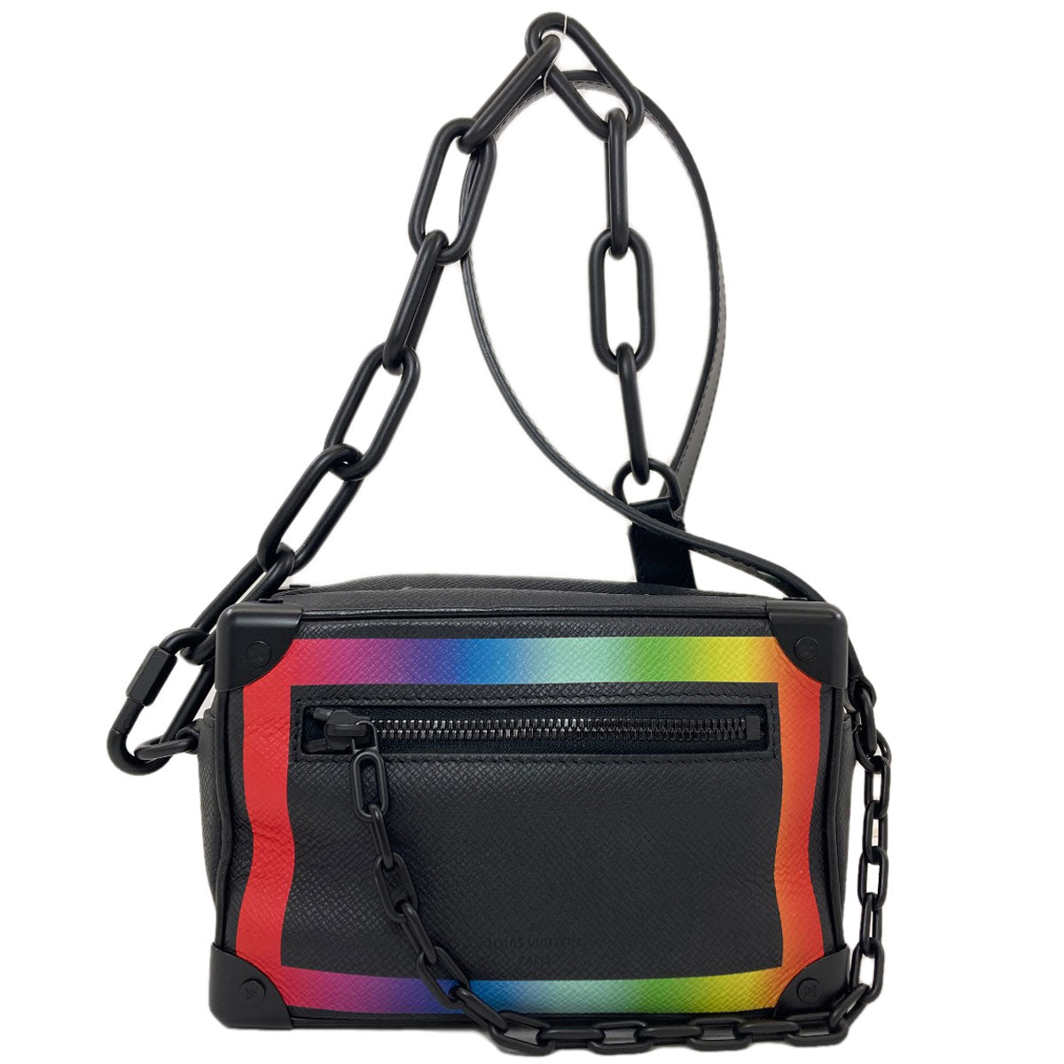 LOUIS VUITTON ルイヴィトン M30351 ミニ・ソフトトランク ショルダーバッグ タイガレザー レディース 中古