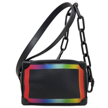 LOUIS VUITTON ルイヴィトン M30351 ミニ・ソフトトランク ショルダーバッグ タイガレザー レディース 中古