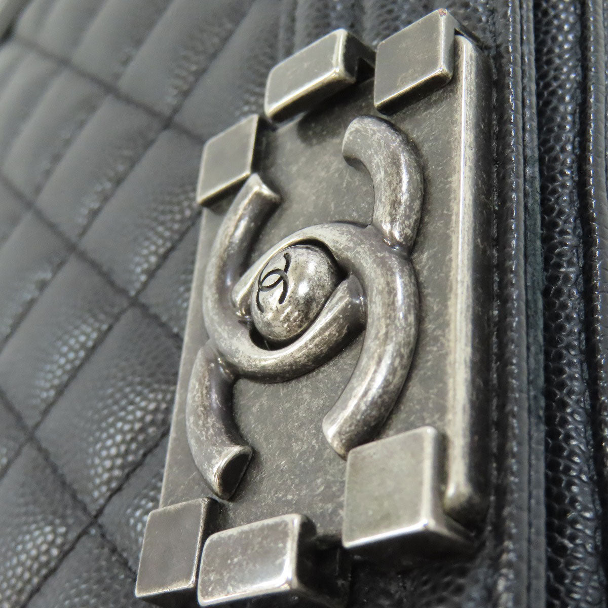 シャネル ボーイシャネル チェーンショルダー シルバー金具 ショルダーバッグ 中古 商品画像13