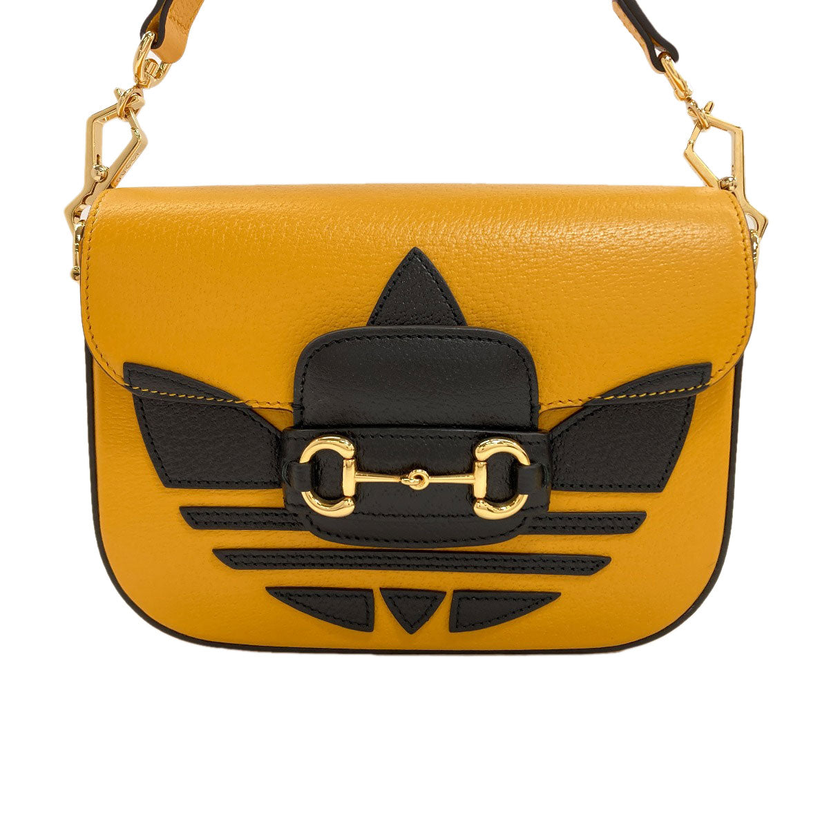 GUCCI グッチ 658574 ホースビット 1955 アディダスコラボ ショルダーバッグ カーフ レディース 中古