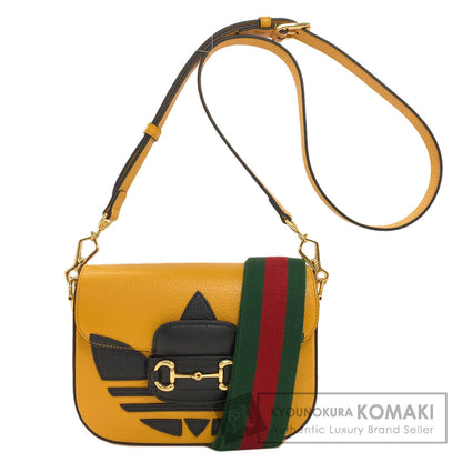 GUCCI グッチ 658574 ホースビット 1955 アディダスコラボ ショルダーバッグ カーフ レディース 中古