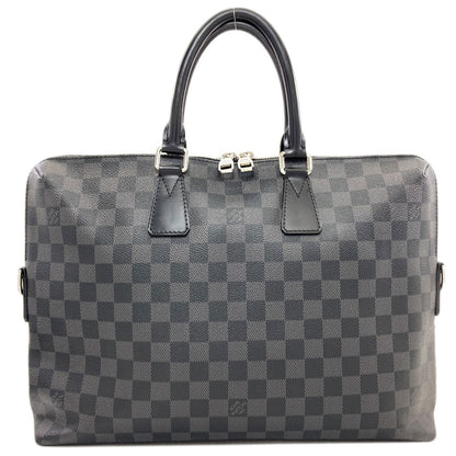 LOUIS VUITTON ルイヴィトン N48224 ポルトドキュマン・ジュール ビジネスバッグ ダミエキャンバス メンズ 中古