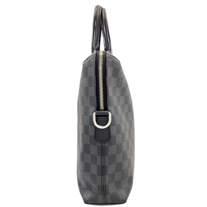 LOUIS VUITTON ルイヴィトン N48224 ポルトドキュマン・ジュール ビジネスバッグ ダミエキャンバス メンズ 中古