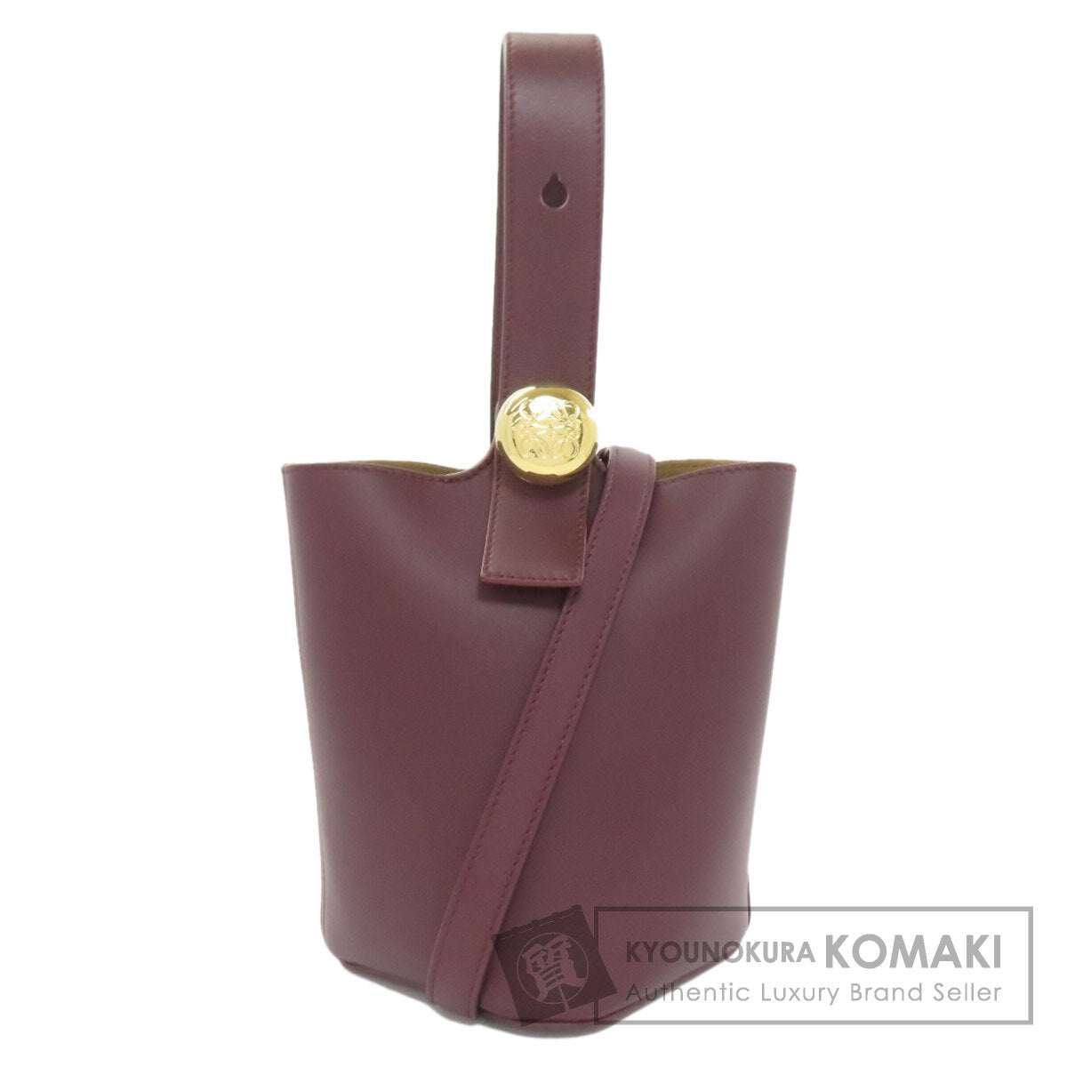 ロエベ ペブル バケットバッグ ミニ 2WAY ハンドバッグ 中古 商品画像1